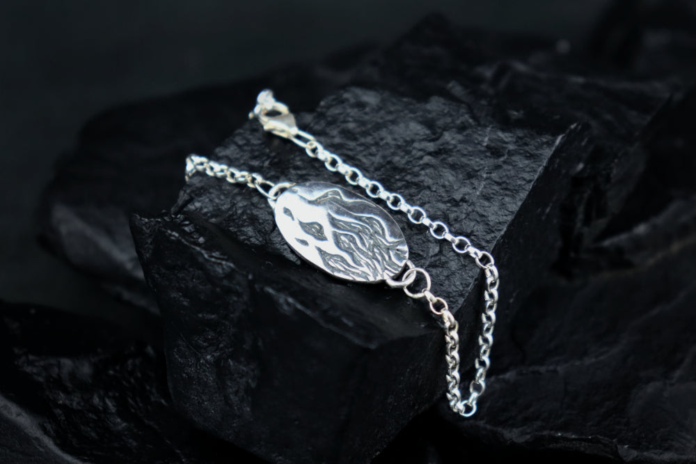 Ripple and Flame Bracelet