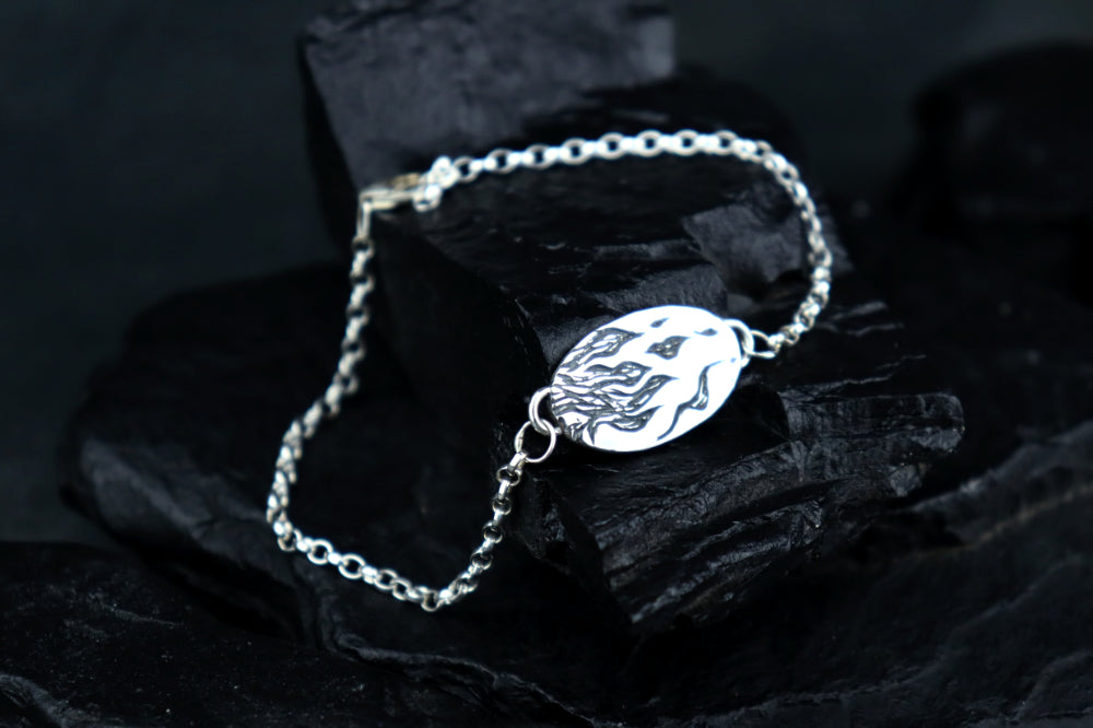 Ripple and Flame Bracelet