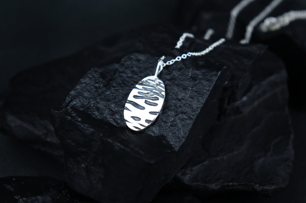 Ripple and Flame Necklace