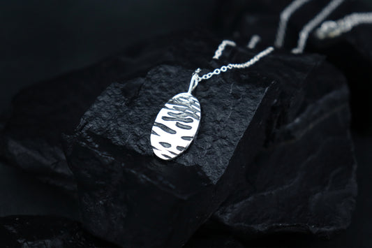 Ripple and Flame Necklace